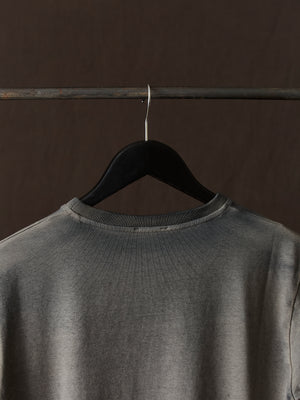 Hand Painted Cotton Jersey Tee Shirt N/Taupe
