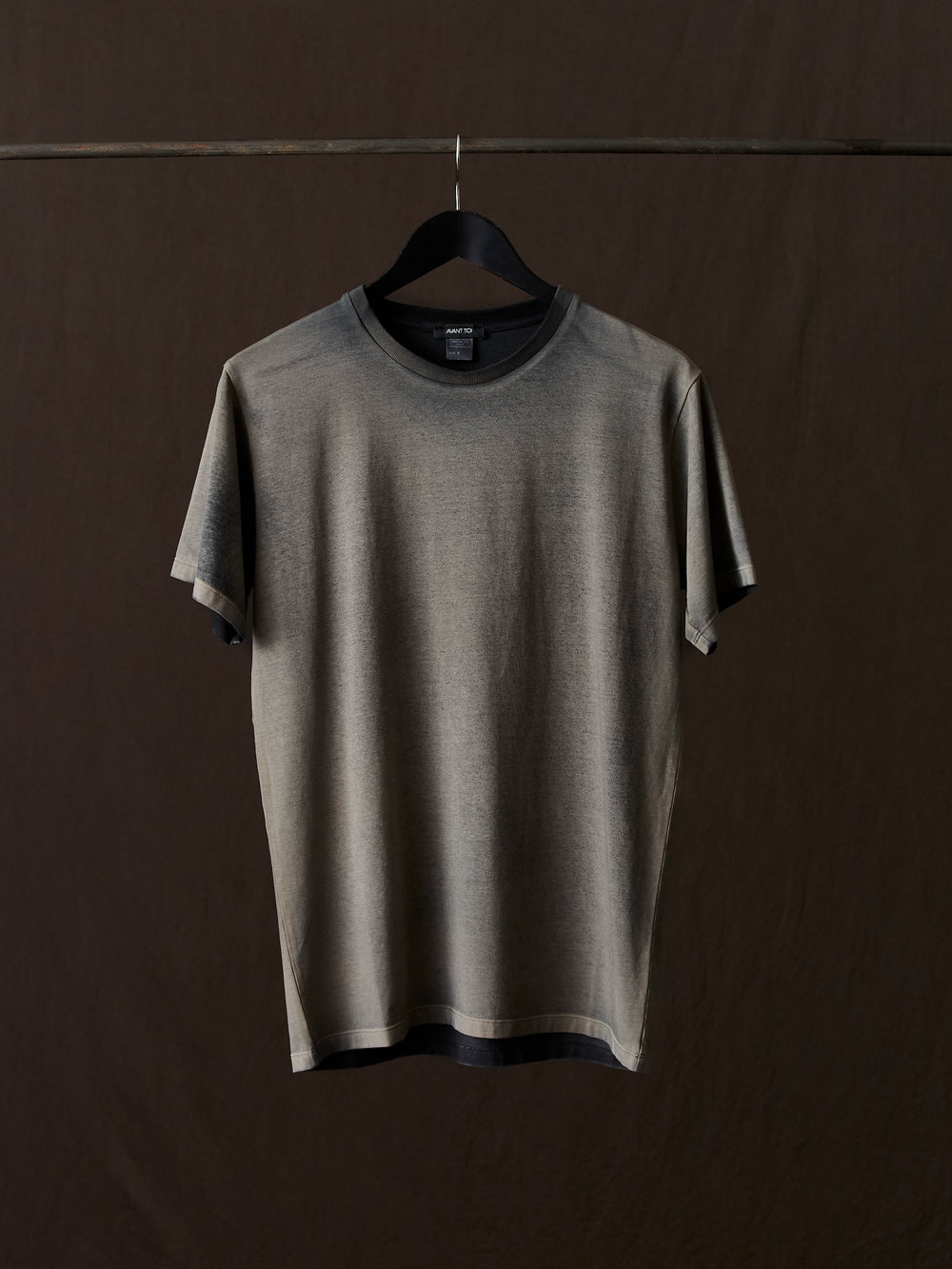 Hand Painted Cotton Jersey Tee Shirt N/Taupe