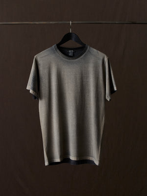 Hand Painted Cotton Jersey Tee Shirt N/Taupe