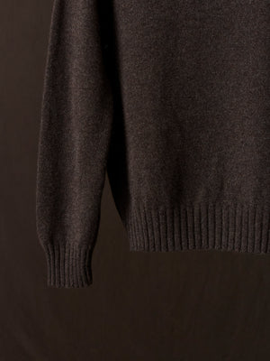Cashmere Round Neck Pullover Terra