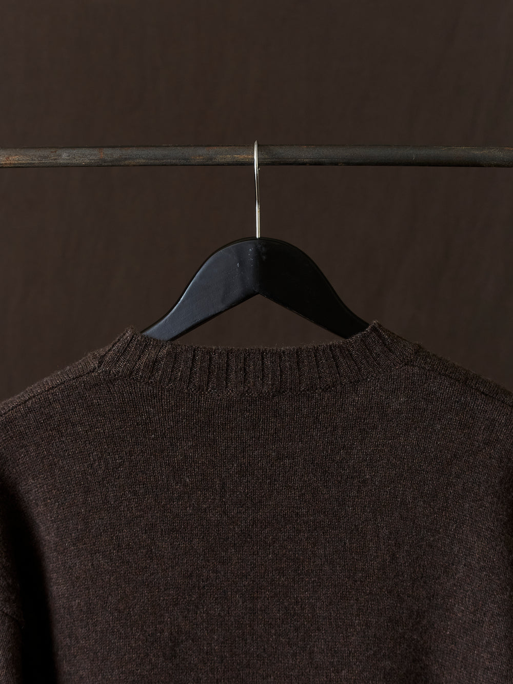 Cashmere Round Neck Pullover Terra