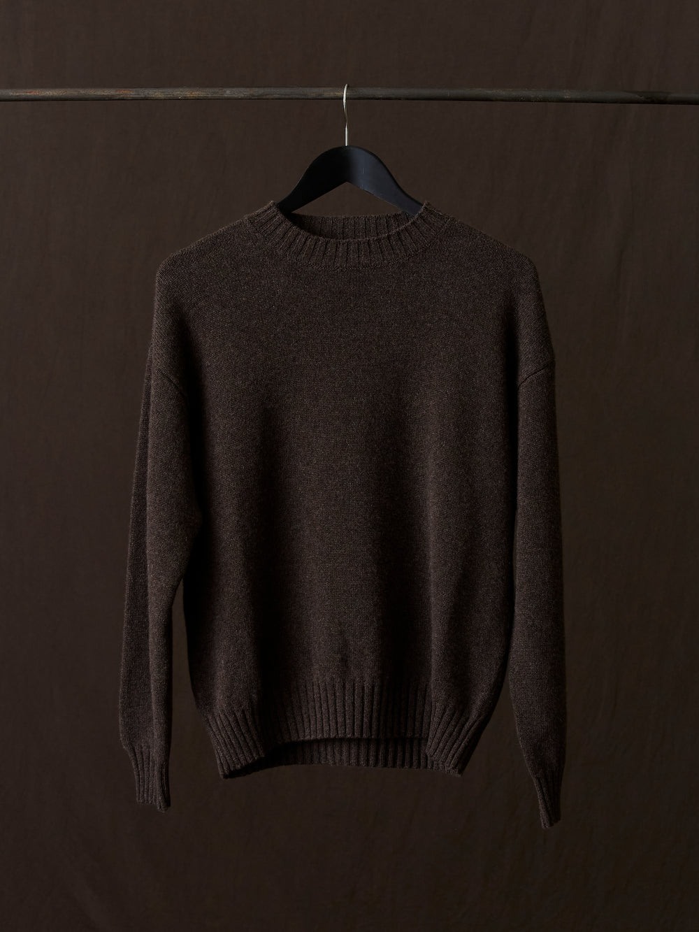 Cashmere Round Neck Pullover Terra