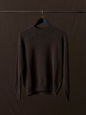 Cashmere Round Neck Pullover Terra