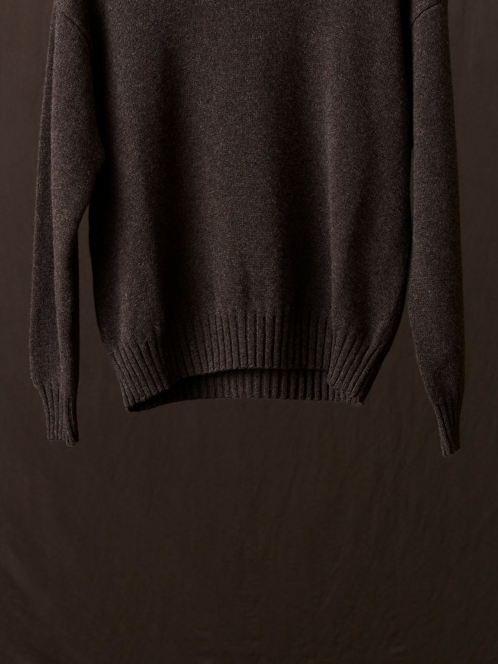 Cashmere Round Neck Pullover Terra