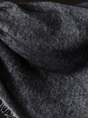 Unisex Hand Painted Cashmere Scarf N/Nero