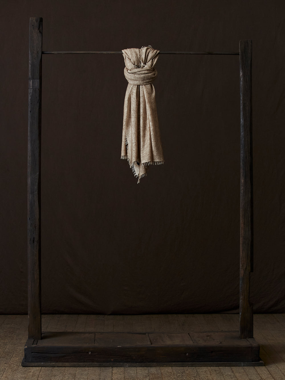 Unisex Hand Painted Cashmere Scarf Yak