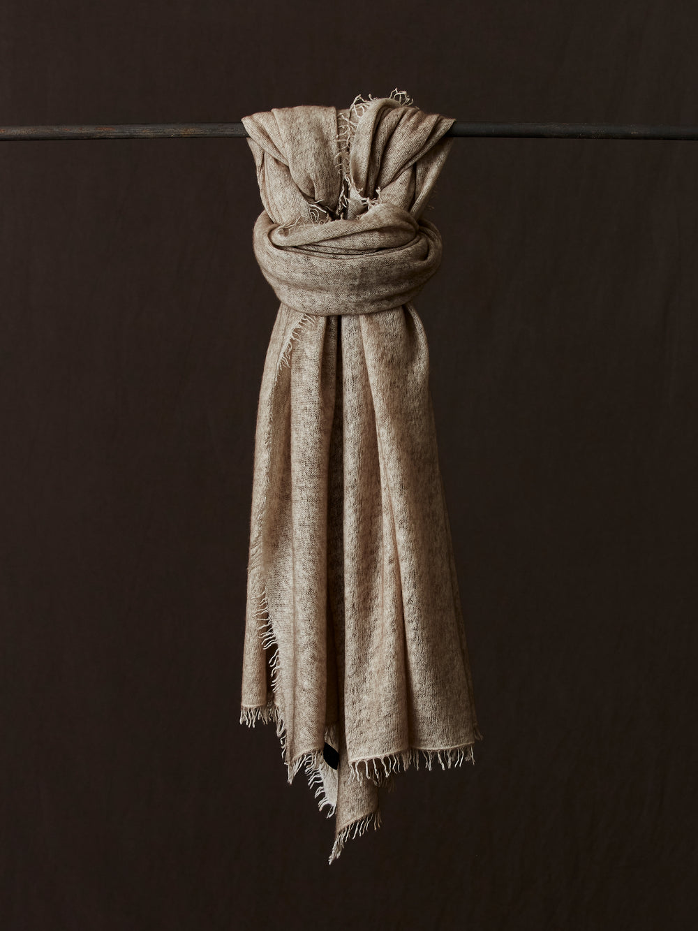Unisex Hand Painted Cashmere Scarf Yak