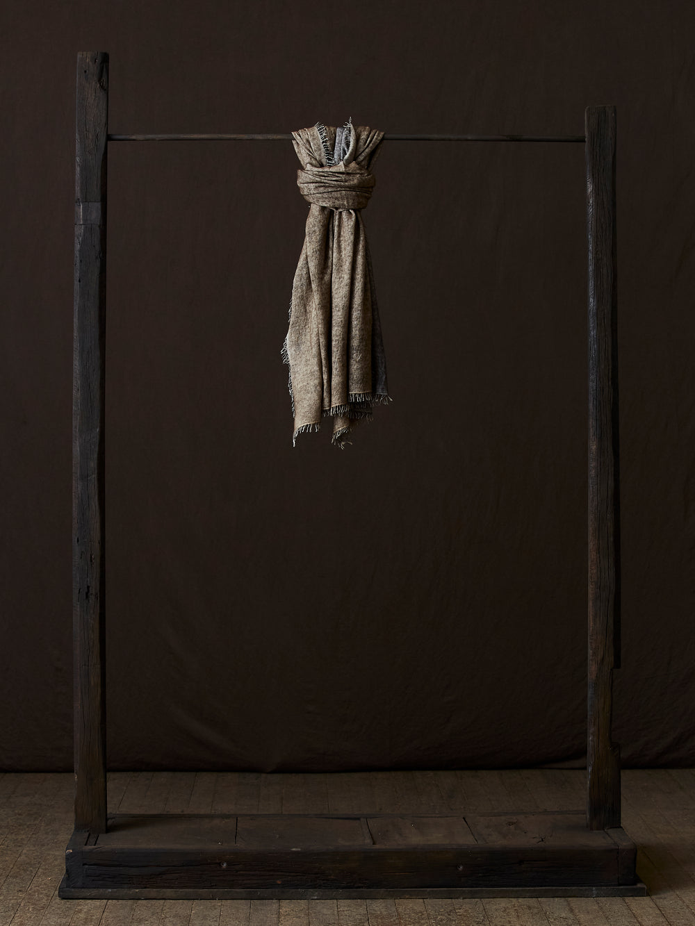 Unisex Hand Painted Cashmere Scarf N/Yak