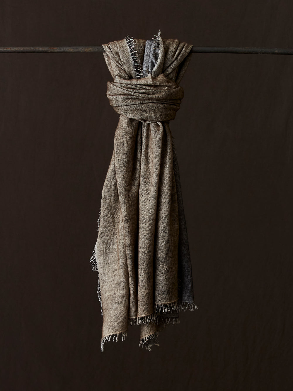 Unisex Hand Painted Cashmere Scarf N/Yak