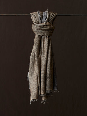 Unisex Hand Painted Cashmere Scarf N/Yak