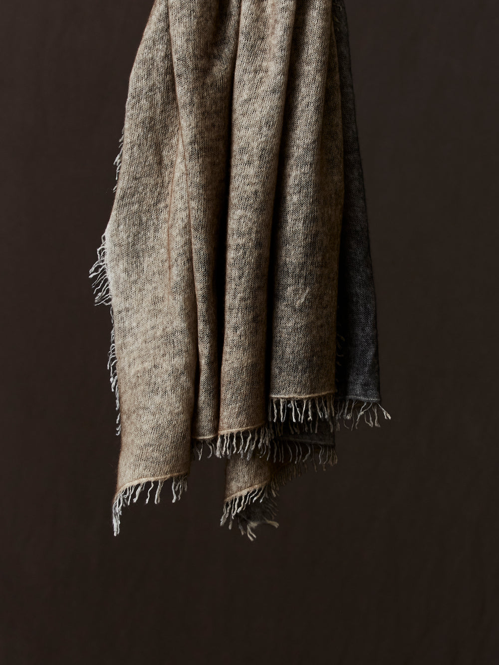 Unisex Hand Painted Cashmere Scarf N/Yak