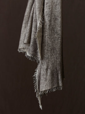 Unisex Bi-Colour Cashmere Scarf Carruba / Taupe