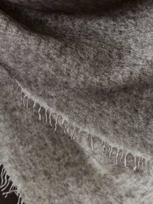 Unisex Bi-Colour Cashmere Scarf Carruba / Taupe