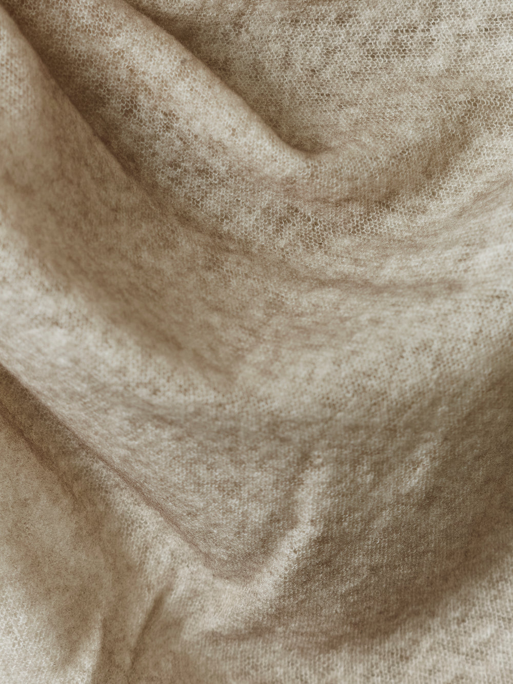 Unisex Bi-Colour Cashmere Scarf Vaniglia / Taupe