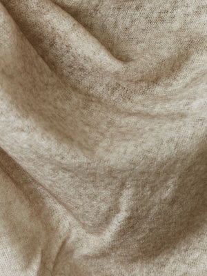 Unisex Bi-Colour Cashmere Scarf Vaniglia / Taupe
