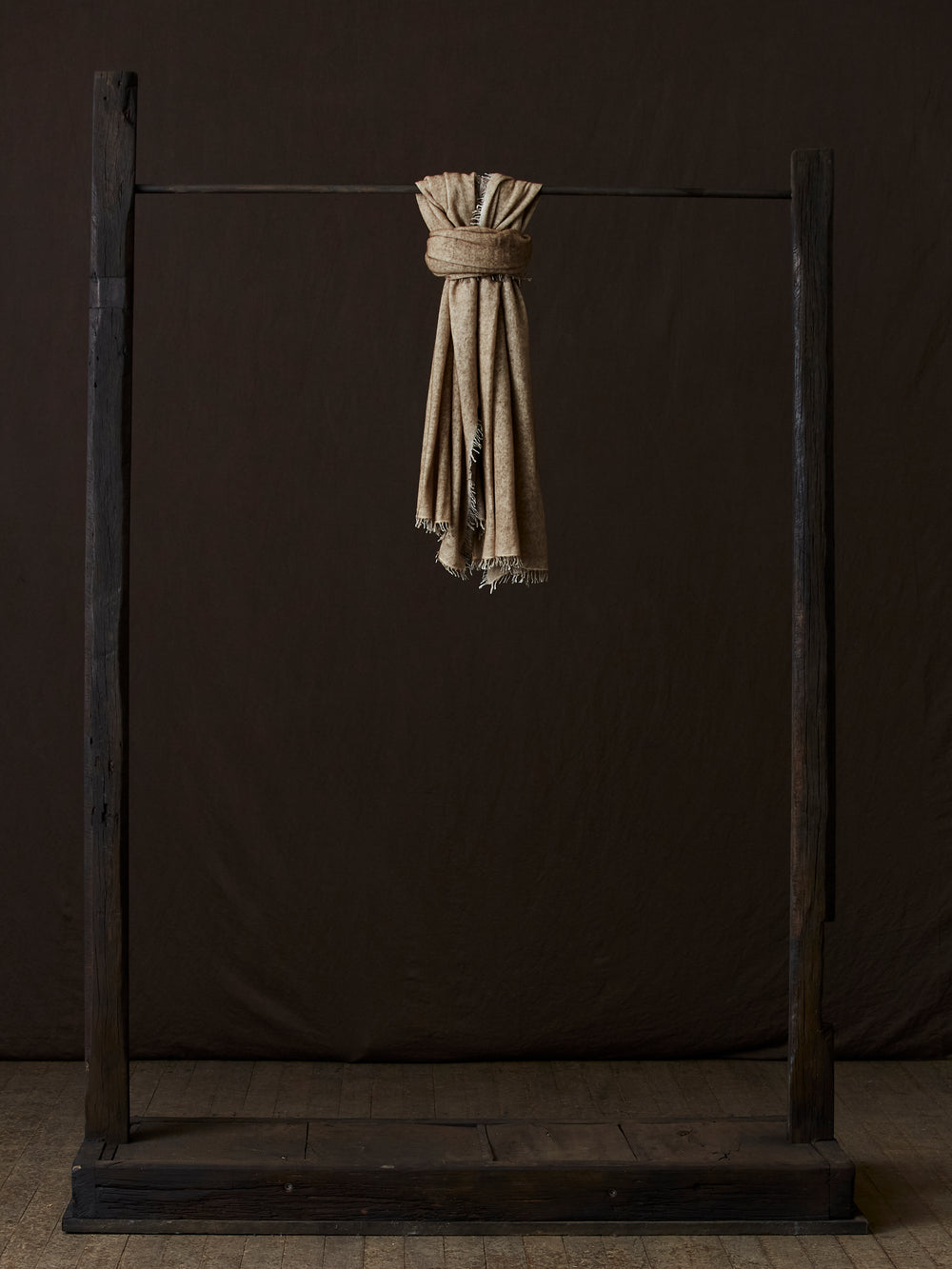Unisex Bi-Colour Cashmere Scarf Camel / Carruba