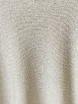 Hand Painted Light Cashmere Pullover Taupe