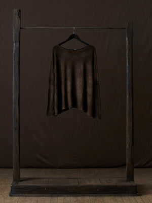 Hand Painted Light Cashmere Pullover N/Yak