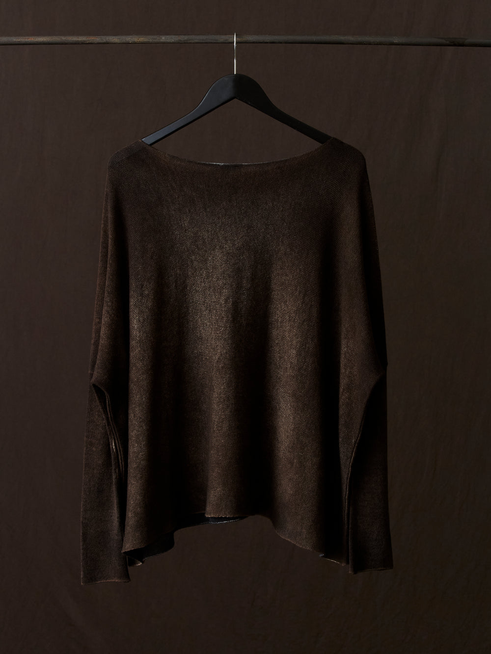 Hand Painted Light Cashmere Pullover N/Yak