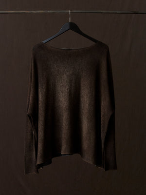 Hand Painted Light Cashmere Pullover N/Yak