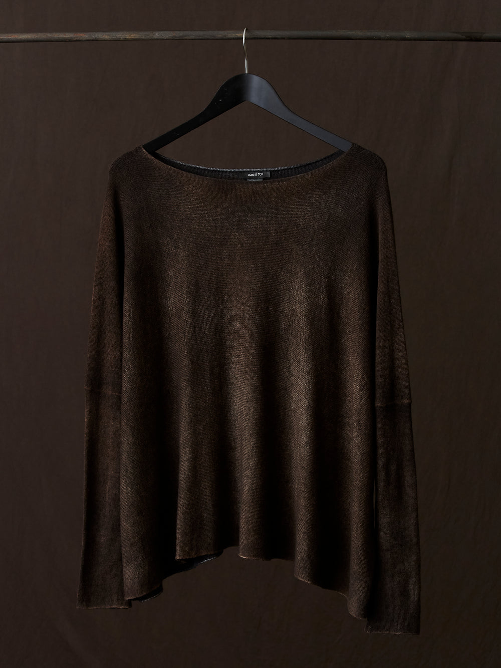 Hand Painted Light Cashmere Pullover N/Yak