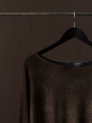 Hand Painted Light Cashmere Pullover N/Yak