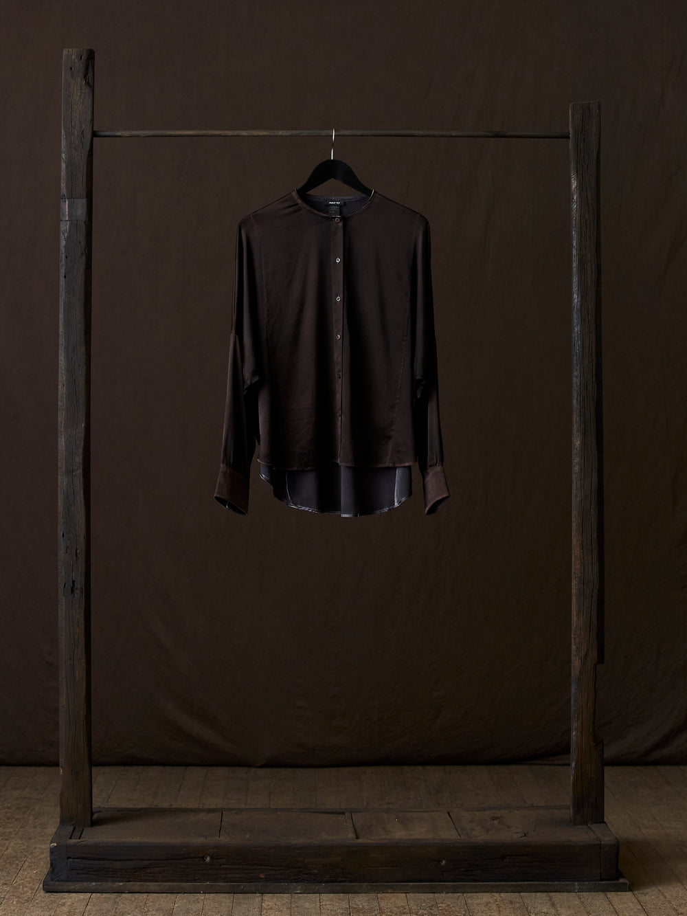 Hand Painted Silk Shirt N/Carruba