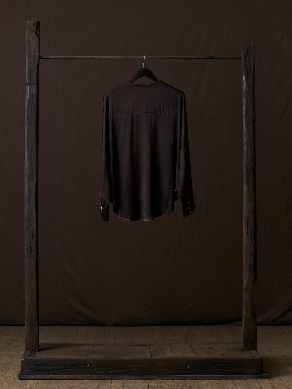 Hand Painted Silk Shirt N/Carruba