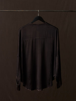 Hand Painted Silk Shirt N/Carruba