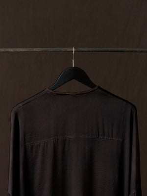 Hand Painted Silk Shirt N/Carruba