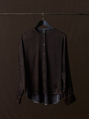 Hand Painted Silk Shirt N/Carruba