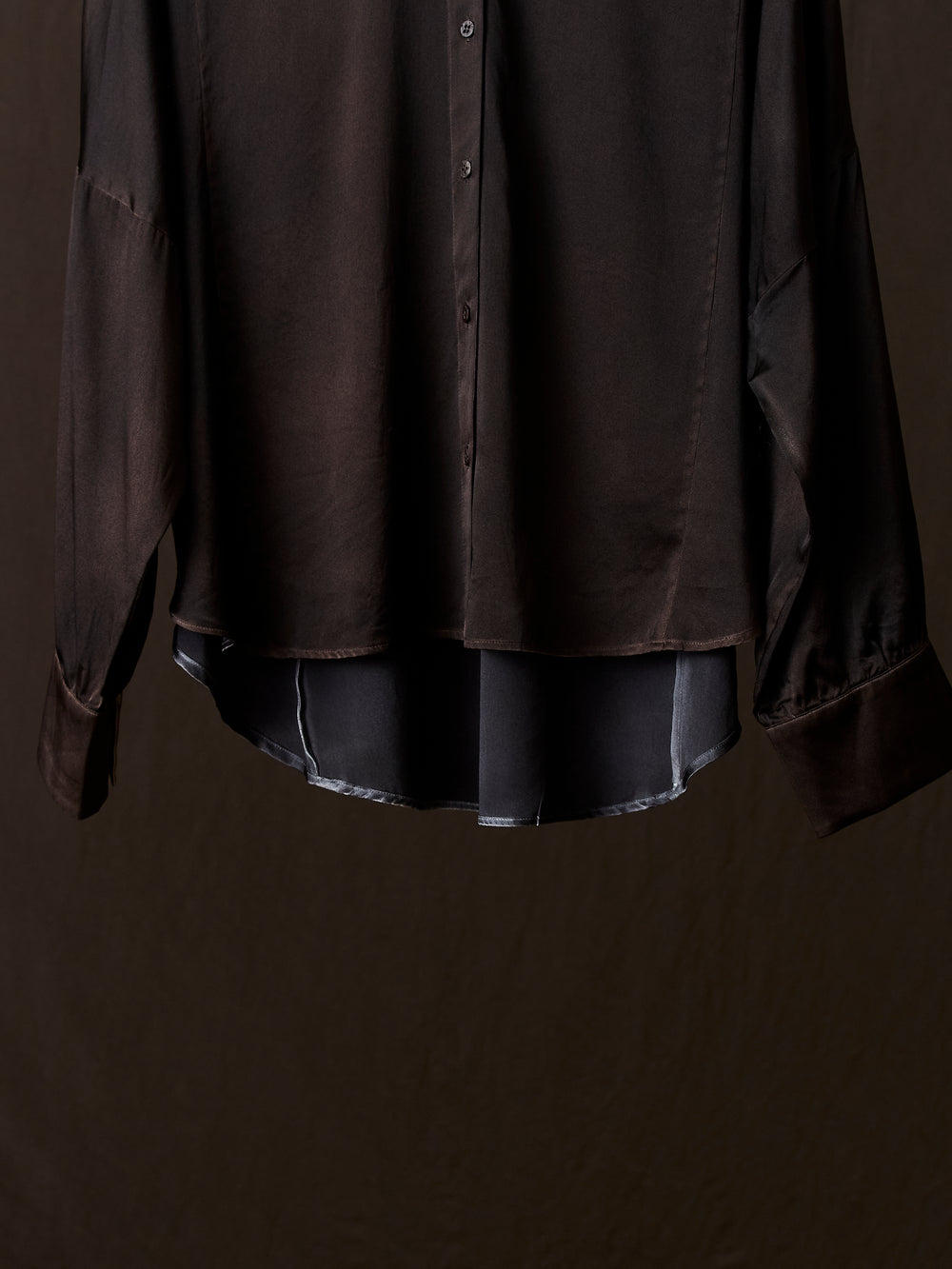 Hand Painted Silk Shirt N/Carruba