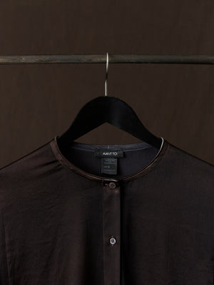 Hand Painted Silk Shirt N/Carruba