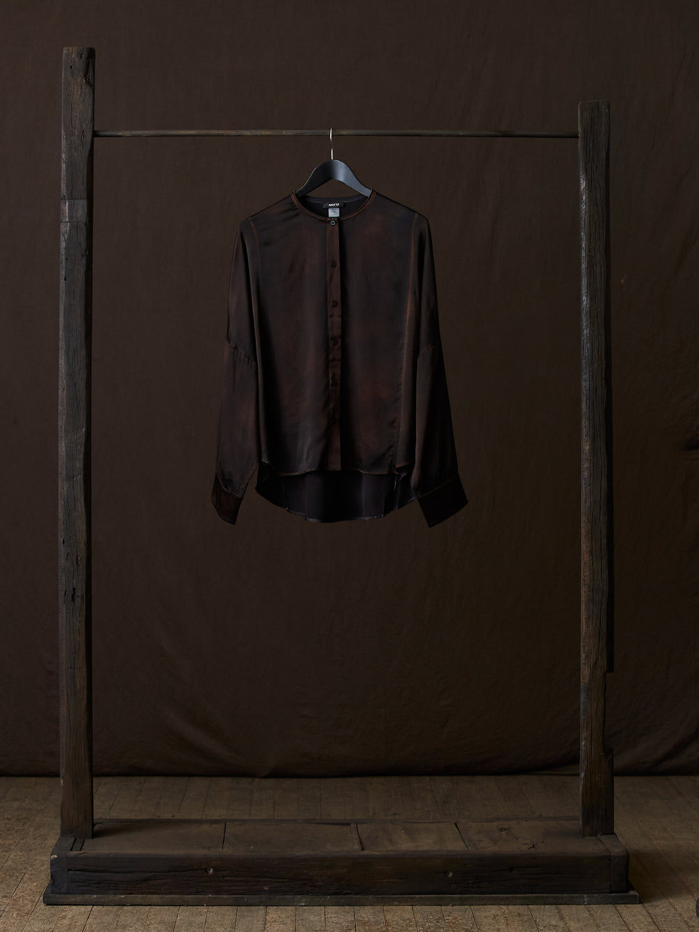 Hand Painted Silk Shirt N/Yak