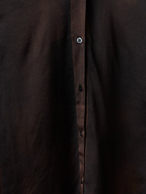 Hand Painted Silk Shirt N/Yak