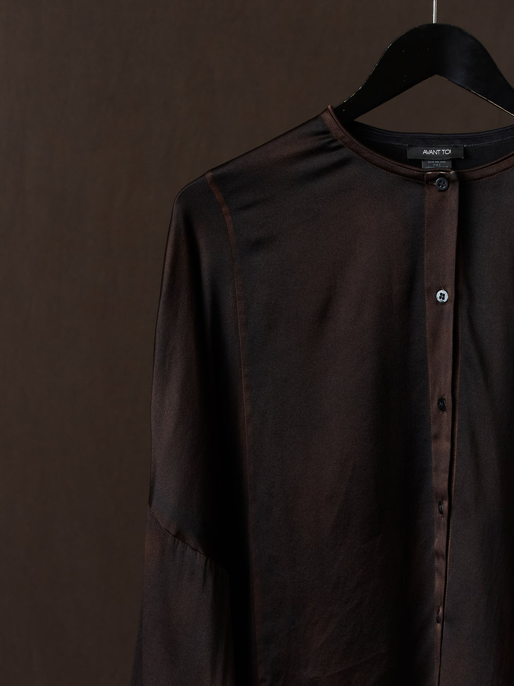 Hand Painted Silk Shirt N/Yak