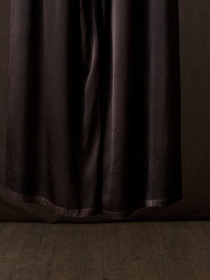 Hand Painted Stretch Silk Palazzo Pants N/Carruba