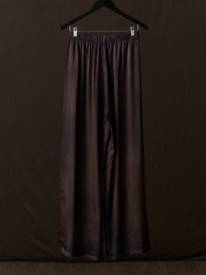 Hand Painted Stretch Silk Palazzo Pants N/Yak