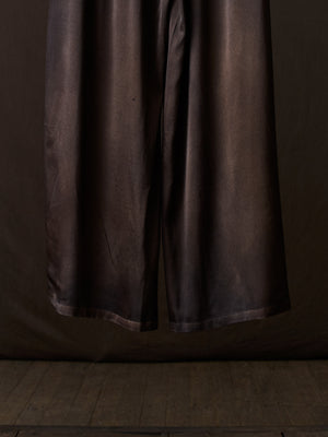 Hand Painted Stretch Silk Palazzo Pants N/Yak