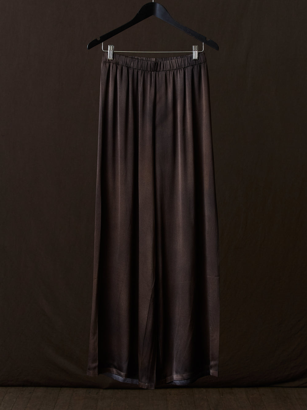 Hand Painted Stretch Silk Palazzo Pants N/Yak