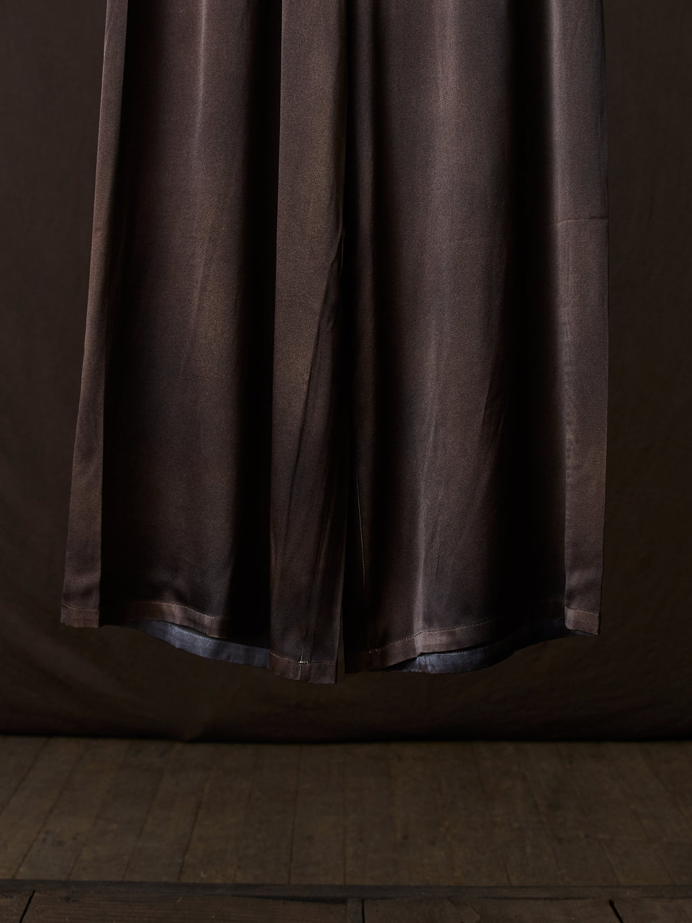 Hand Painted Stretch Silk Palazzo Pants N/Yak