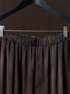 Hand Painted Stretch Silk Palazzo Pants N/Yak