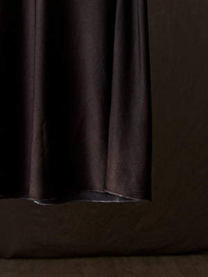 Hand Painted Stretch Silk Midi Skirt N/Carruba
