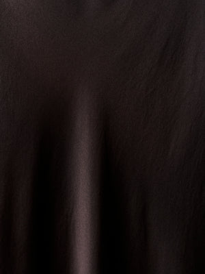 Hand Painted Stretch Silk Midi Skirt N/Carruba