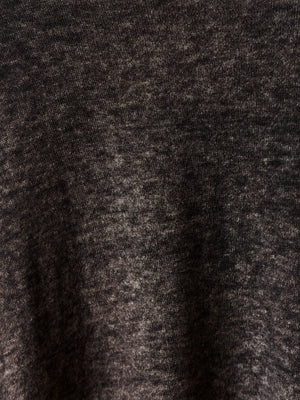 Hand Painted Ultralight Cashmere Wool Boat Neck Pullover N/Carruba