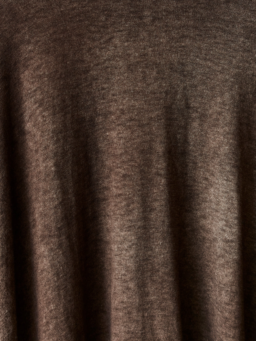 Hand Painted Ultralight Cashmere Wool High Neck Pullover N/Yak