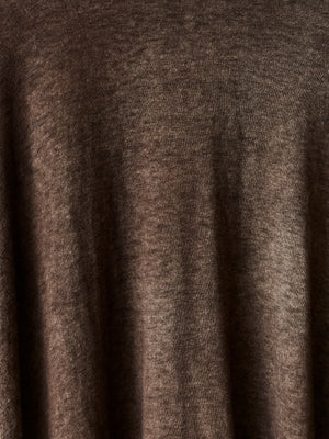 Hand Painted Ultralight Cashmere Wool High Neck Pullover N/Yak