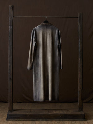 Hand Painted Felted Rever Coat w/ Black Shadows N/Carruba