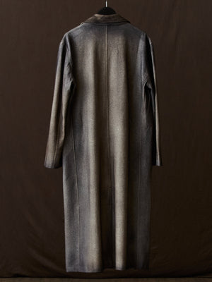 Hand Painted Felted Rever Coat w/ Black Shadows N/Carruba
