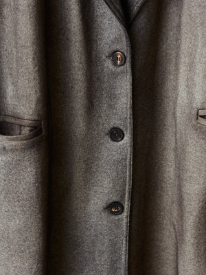 Hand Painted Felted Rever Coat w/ Black Shadows N/Carruba